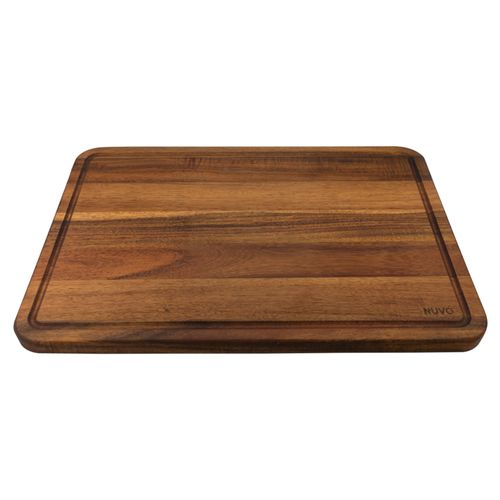 Tabla rectangular de madera de acacia 46 cm Regalos Siglo XXI café 1789-20
