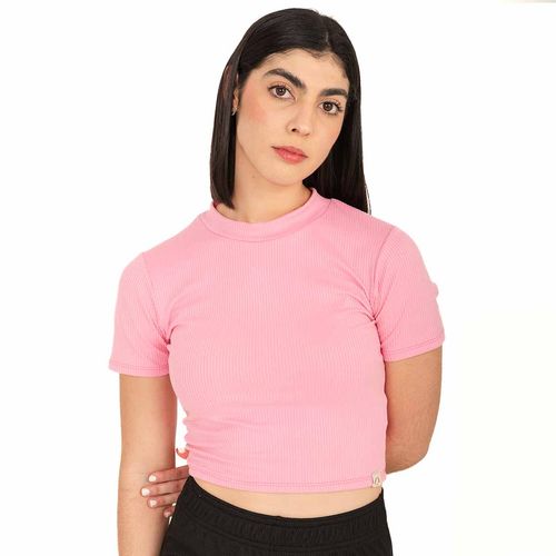 Top Corto Para Dama Punto Sole Rosa Basic