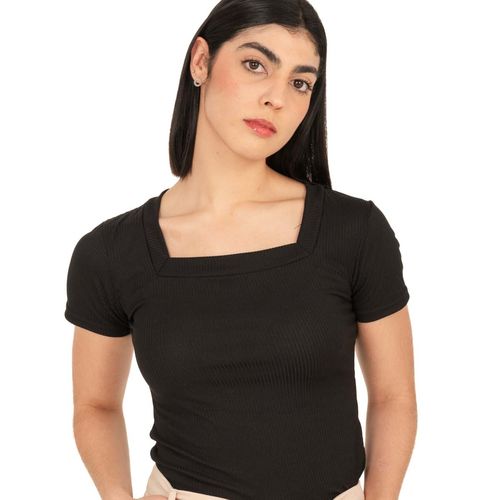 Top Punto Sole negro para dama Cabo
