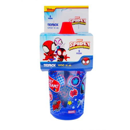 Trickpack Vaso Entrenador 10 Oz Spiderman Regalos Siglo XXI Azul 1773-46
