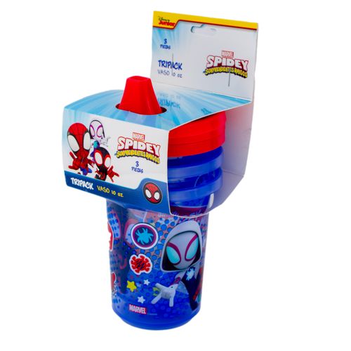 Trickpack Vaso Entrenador 10 Oz Spiderman Regalos Siglo XXI Azul 1773-46