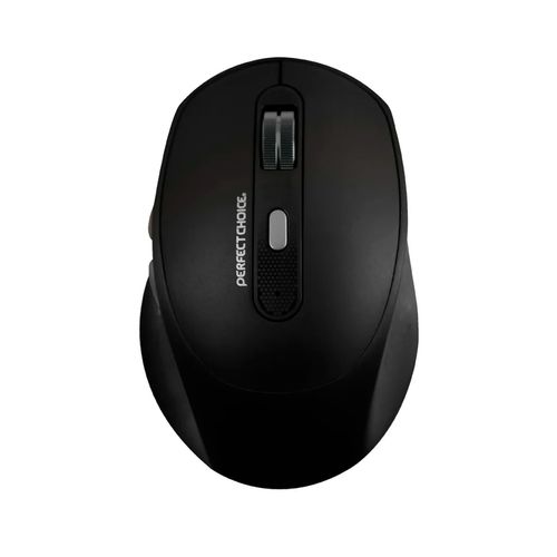 Mouse inalámbrico recargable Perfect Choice negro pc-045144