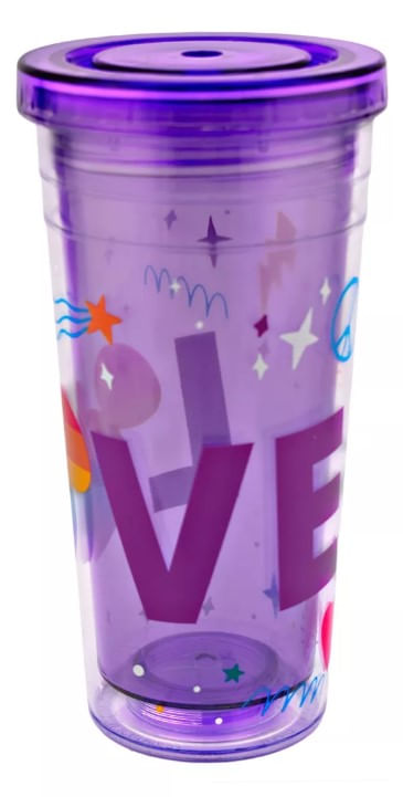 Vaso doble pared de plastico mickey pride 500ml Regalos Siglo XXI morado 2415-4143