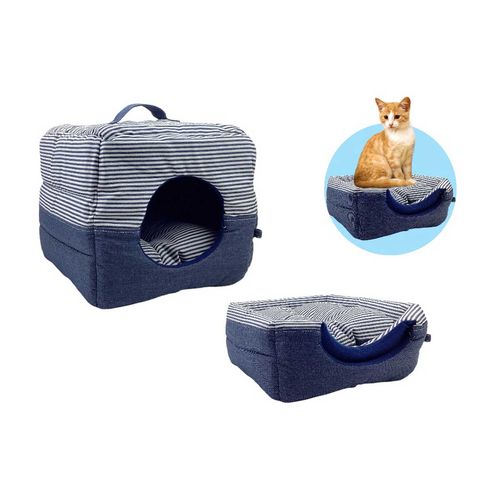 Casa Para Mascota 3 En 1 Puppy & Co Azul Blanco 847-06050