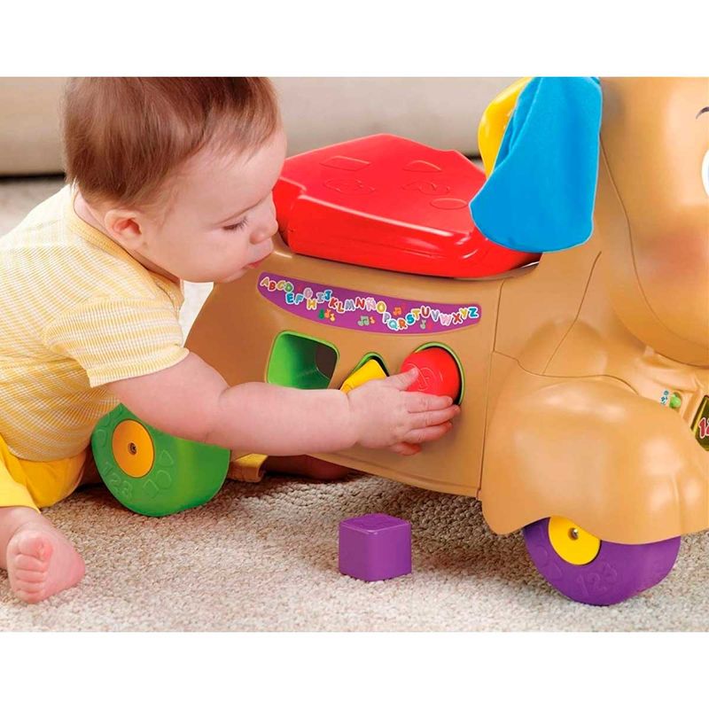 Perrito montable fisher price precio online