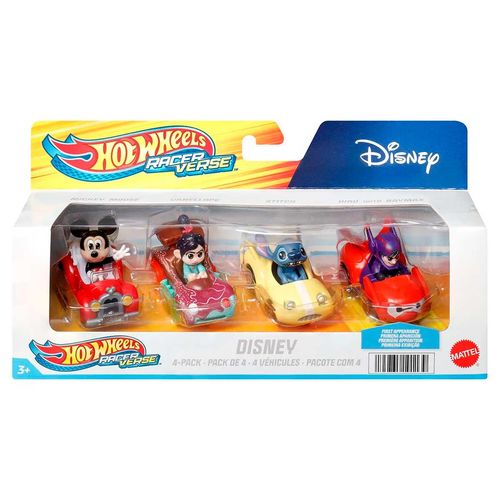 Set De Carritos Disney Hot Wheels Multicolor HKD30