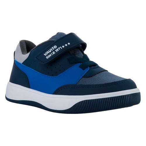 Tenis Casual Para Niño Vavito Azul VA121102ST