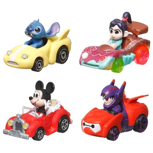 Set De Carritos Disney Hot Wheels Multicolor HKD30