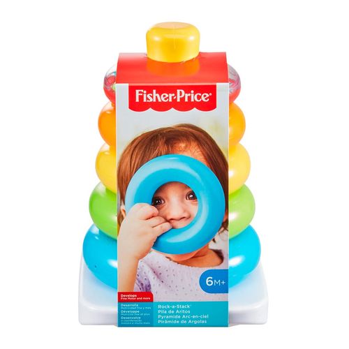 Pila De Aros Para Bebé Fisher Price Multicolor GKW58