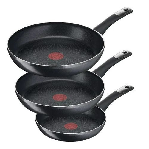 Juego de sartenes t-fal 20,24,30 cm hard titanium