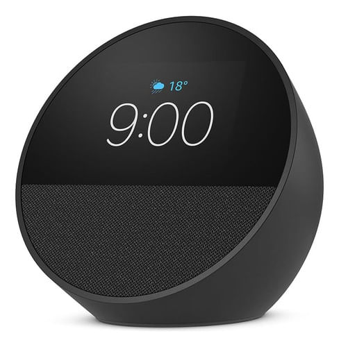 Amazon Echo Spot Bocina Y Despertador Inteligente B0BFC7WQ6R Negro