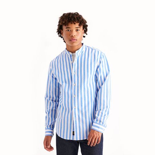 Camisa Casual Para Caballero Docker's Azul A1730-0013