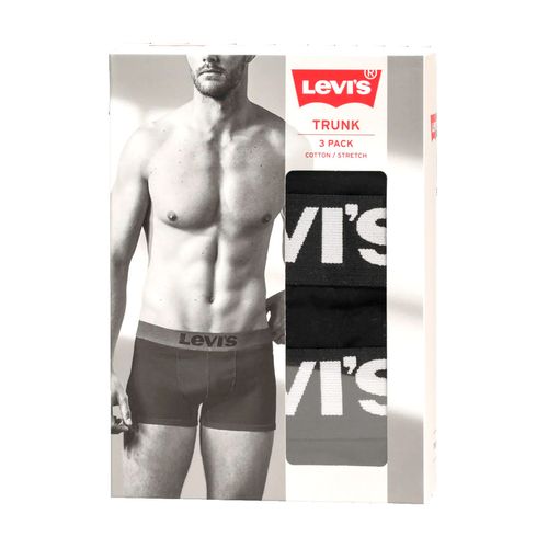 Boxer Corto  Para Caballero 3P Levis Negro LUTS3-0001