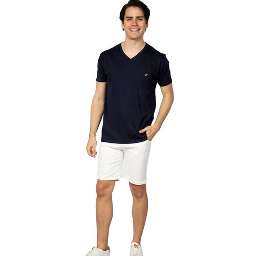 Playera Tucané marino para caballero AIR.V.NECK