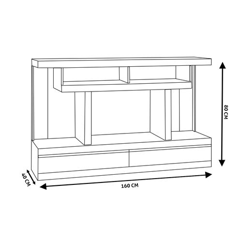 Porta Tv Ruvalram Café RUV887