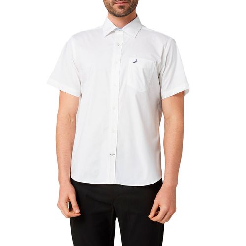 Camisa Casual Para Caballero Nautica Blanco W1302MX-1BW