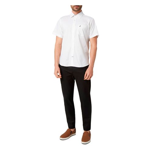 Camisa Casual Para Caballero Nautica Blanco W1302MX-1BW