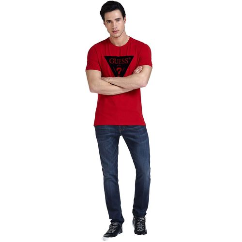 Playera Casual Para Caballero Guess Rojo M94I46J1300-TLR