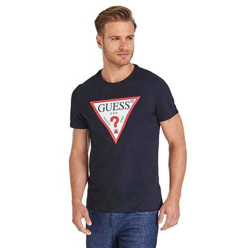 Playera Casual Para Caballero Guess Negro M93I56K8FQ0-JBL