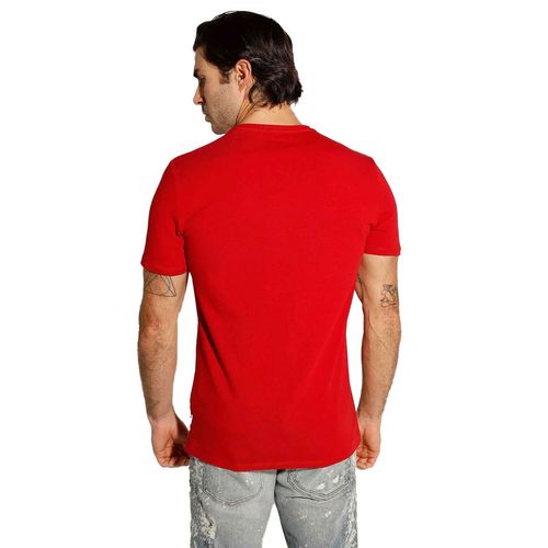 Playera Casual Para Caballero Guess Rojo M93I55J1300-TLR