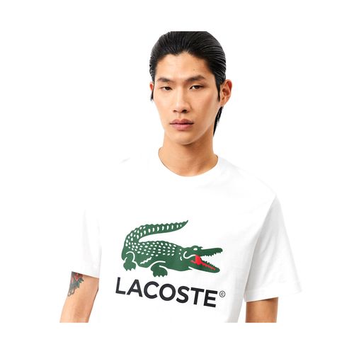 Playera Casual Para Caballero Lacoste Blanco TH1285