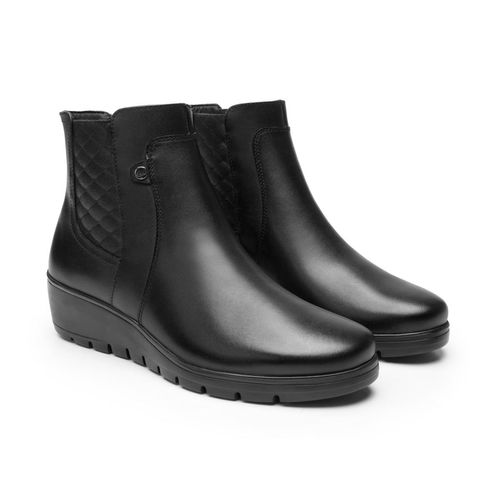 Botin Casual Para Dama Flexi Negro 104821