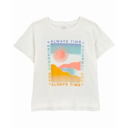 Playera Para Niña Carters Blanco 3Q469810