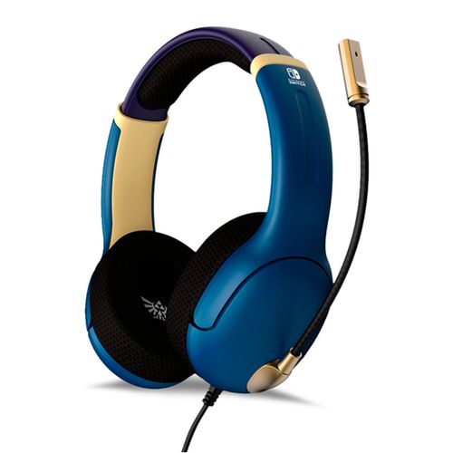 Audífonos gamer alámbricos zelda Pdp azul 500-162-hlbl