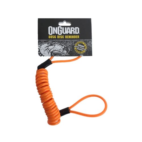 Cable recordatorio para candado de freno de disco moto Onguard mod.8056