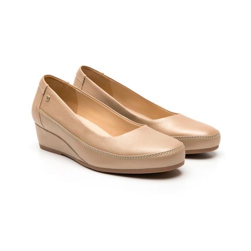 Zapato De Confort Para Dama Flexi Beige 127001