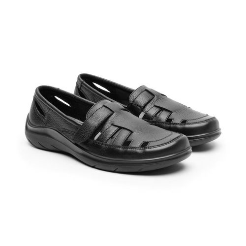 Mocasín Casual Para Dama Flexi Negro 128702