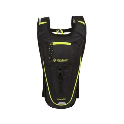 Mochila de hidratación deportiva outdoor con bolsa de agua negro mod.4315op