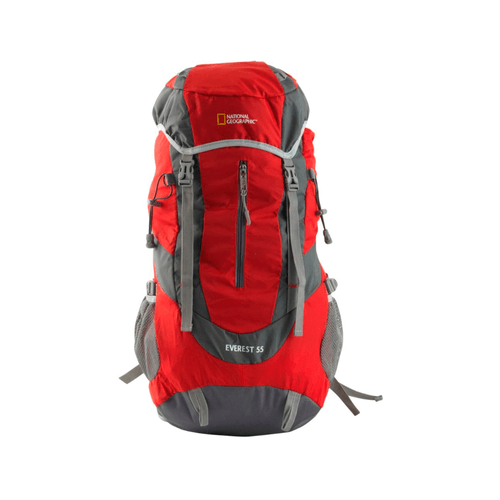 Mochila de viaje National geographic senderismo repelente al agua 55 lts rojo  mod.mng255