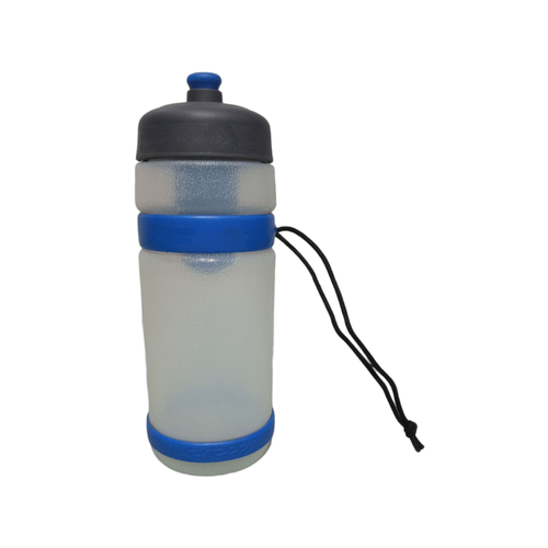 Botella de agua con filtro de carbono, correa de transporte y toalla deportiva mod. Hydrous