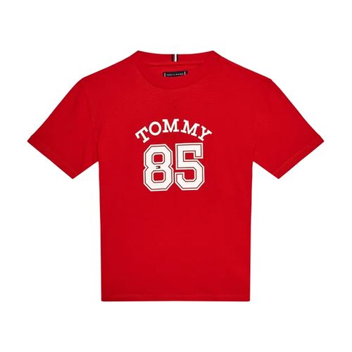 Playera Para Niño Tommy Hilfiger Rojo KB0KB08683