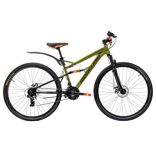 Bicicleta De Montaña R29 Mercurio DS Kaizer Verde 300997