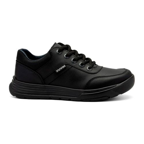 Zapato escolar para niño Yuyin negro 24290