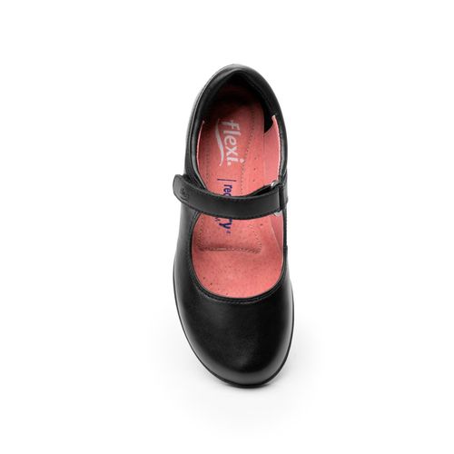 Zapato escolar para niña Flexi negro 35902