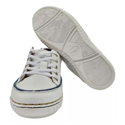 Tenis Casual Para Dama Lobo Solo Blanco 3532