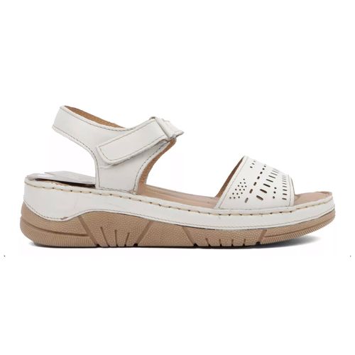 Sandalia casual Lobo Solo blanco para dama 1648