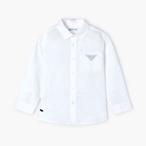 Camisa Casual Para Niño Mayoral Blanco 3122