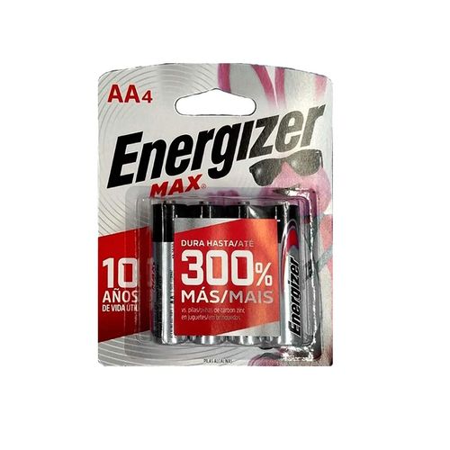 Pila alcalina aa Energizer plata 660101005
