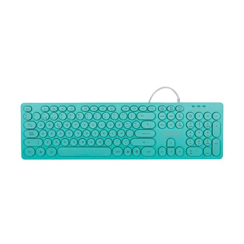 Teclado Alámbrico Techzone Menta TZACTCA02