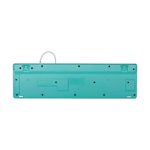 Teclado alámbrico Techzone menta tzactca02