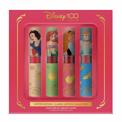 Set De Labiales Princesas Clásicas Disney Multicolor DN0014