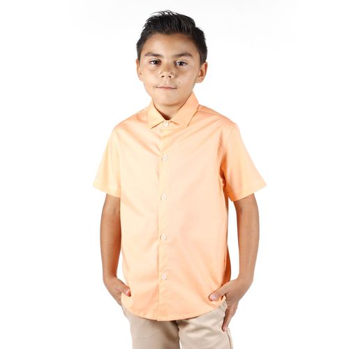 Camisa Casual Para Niño Lyon Durazno 221364