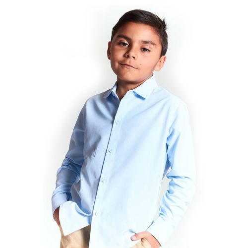 Camisa Casual Para Niño Lyon Cielo 223302