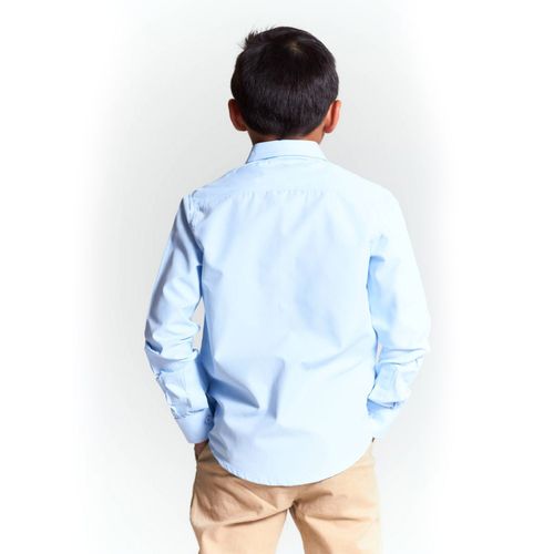 Camisa Casual Para Niño Lyon Cielo 223302