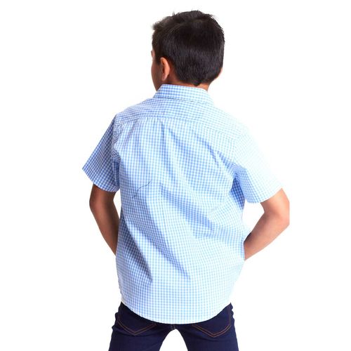 Camisa Casual Para Niño Lyon Azul 221367