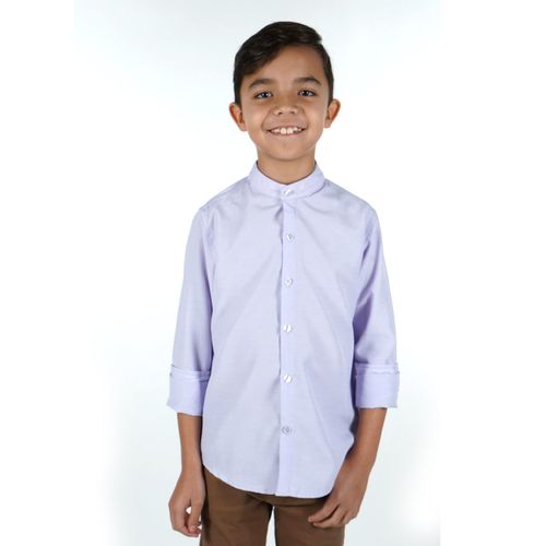 Camisa Casual Para Niño Lyon Lila 224097